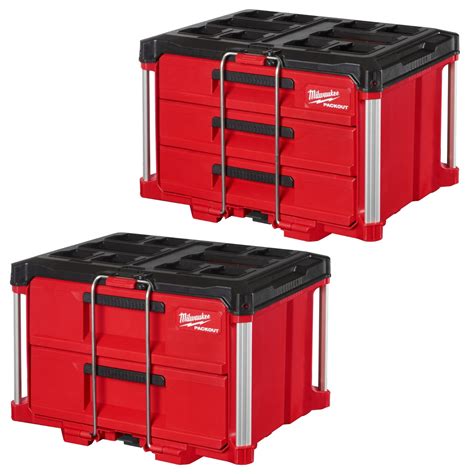 two drawer steel tool box|milwaukee 48 22 8442 packout.